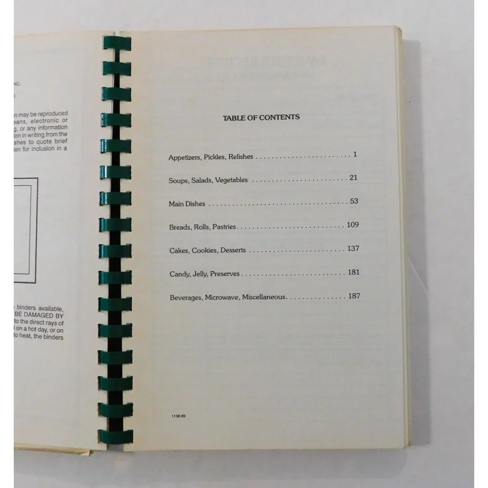 Treasured Recipes Cookbook St Michaels Catholic Church Family Friends PB Spiral